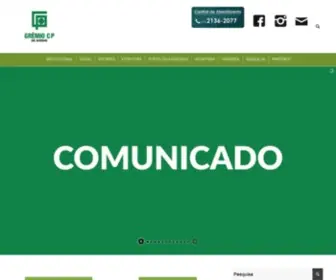 GremiocPjundiai.com.br(Grêmio CP Jundiaí) Screenshot