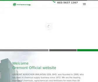 Gremont.com(Gremont Agrochem) Screenshot