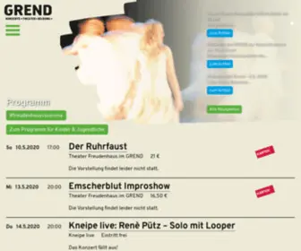 Grend.de(Kulturzentrum) Screenshot