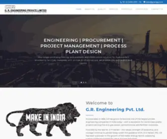 Grengg.com(GR Engineering Private Limited) Screenshot