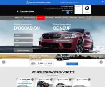 Grenierbmw.com(Grenier BMW) Screenshot