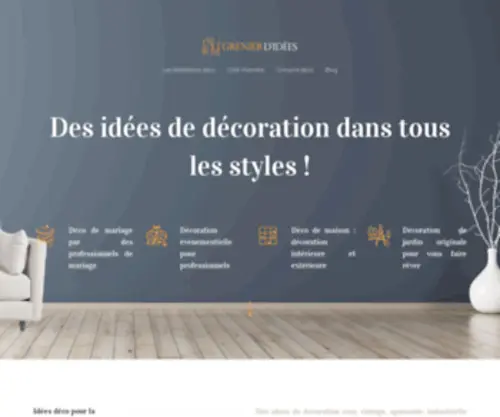 Grenierdidees.fr(Des idées de décoration pour tous les styles) Screenshot