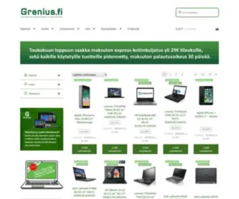 Grenius.fi(Käytetyt tietokoneet) Screenshot