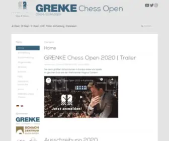 Grenkechessopen.de(GRENKE Chess Open) Screenshot