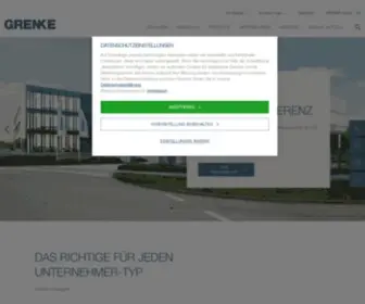 Grenke.de(Leasing, factoring und banking aus einer hand) Screenshot