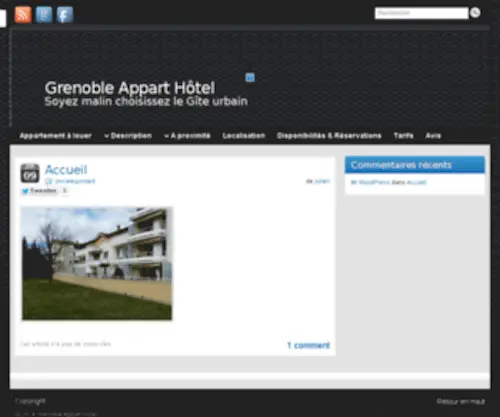 Grenoble-Appart-Hotel.com(Accueil) Screenshot