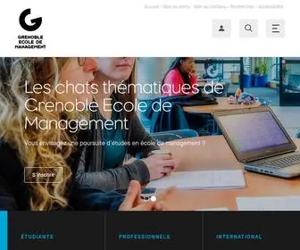 Grenoble-EM.com(Grenoble Ecole de Management) Screenshot