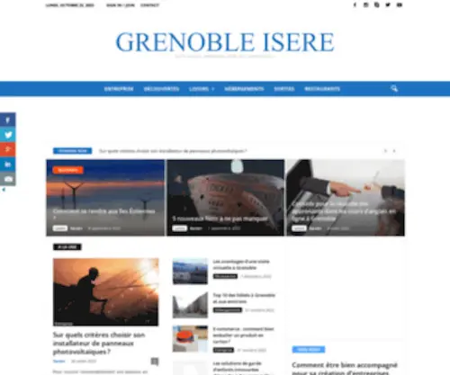 Grenoble-Isere.info(Grenoble Isère) Screenshot