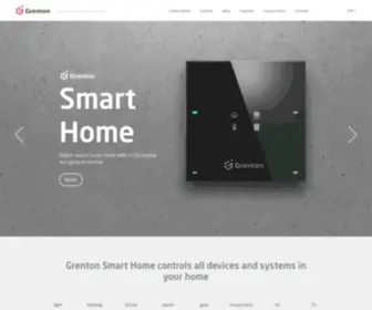 Grenton.com(Grenton Smart Home) Screenshot