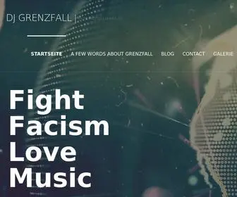 GrenzFall.net(Fight Facism Love Music) Screenshot