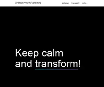 Grenzsprung-Consulting.de(Grenzsprung Consulting) Screenshot