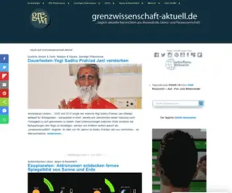 Grenzwissenschaft-Aktuell.de(Anomalistik, Grenz) Screenshot