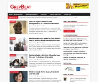 Grepbeat.com(All Things Triangle Tech GrepBeat) Screenshot