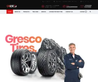 Gresco-Tires.com(جريسكو للإطارات) Screenshot