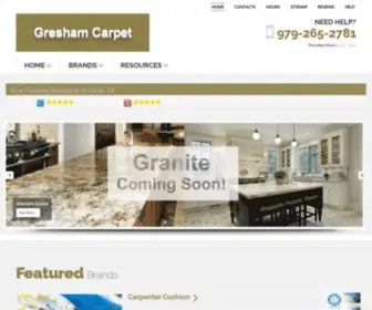 Greshamcarpets.com(Gresham Carpet) Screenshot