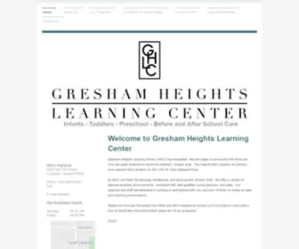 Greshamheightslearningcenter.com(Gresham Heights Learning Center) Screenshot