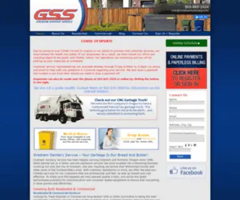 Greshamsanitary.com(Gresham Sanitary Service) Screenshot