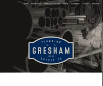 Greshamwv.com(Gresham Plumbing Supply Company) Screenshot