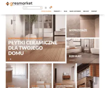 Gresmarket.pl(Hurtownia płytek Gres Market) Screenshot