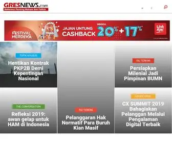 Gresnews.com(Berita terbaru hukum dan politik Indonesia) Screenshot