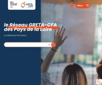 Greta-Paysdelaloire.fr(GRETA-CFA PdL) Screenshot