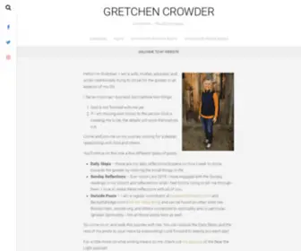 Gretchencrowder.com(Ad Majorem) Screenshot