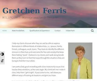 Gretchenferris.com(Marriage and Family Therapist) Screenshot