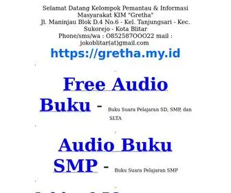 Gretha.my.id((Audiobuku Pendidikan Indonesia)) Screenshot