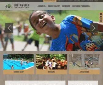 Gretnaglen.org(Gretna Glen Camp & Retreat Center) Screenshot