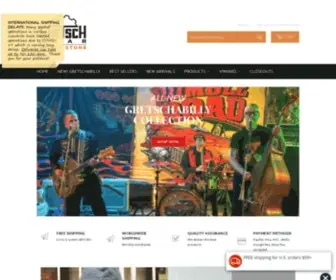 Gretschgear.com(GretschGear features Gretsch®) Screenshot