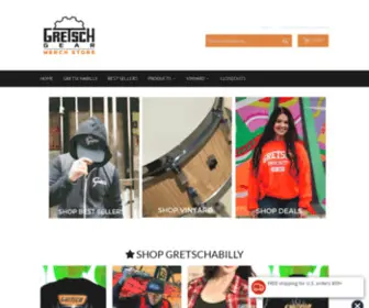 Gretschstore.com(The Official Home for Authentic Gretsch Merchandise) Screenshot