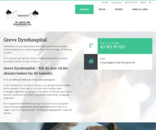 Grevedyrehospital.dk(Greve Dyrehospital) Screenshot