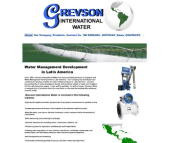 Grevsoninternational.com(Grevson International Water (Irrigation)) Screenshot