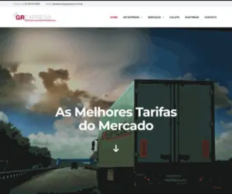 Grexpress.com.br(A GR Express é a empresa ideal para lhe atender com agilidade) Screenshot