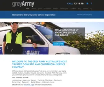 Greyarmy.com.au(Grey Army Service) Screenshot