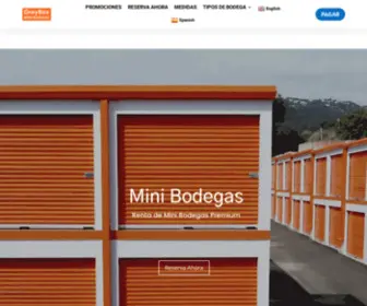 Greybox.mx(Minibodegas en renta Seguras desde $500 en Guadalajara) Screenshot