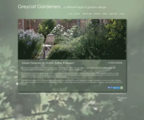 Greycatgardeners.co.uk(Garden Designers) Screenshot