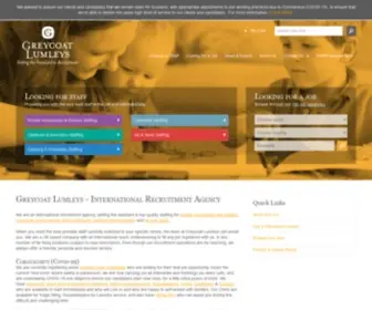 Greycoatplacements.co.uk(Greycoat Lumleys) Screenshot