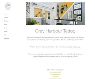 Greyharbourtattoo.com(Hamilton tattoo shop) Screenshot