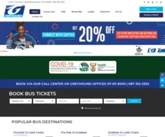 Greyhound.co.za(Book Bus Tickets Online) Screenshot