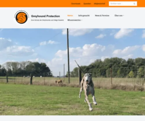 Greyhoundprotection.de(Greyhound Protection) Screenshot