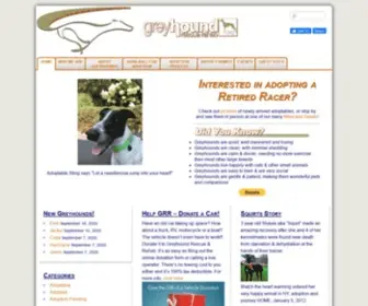 Greyhoundrescuerehab.org(Greyhound Rescue and Rehab) Screenshot