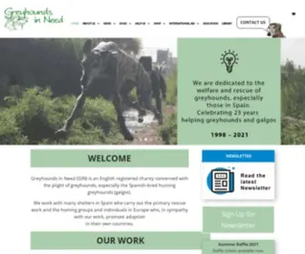 Greyhoundsinneed.co.uk(Greyhounds in Need) Screenshot