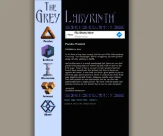 Greylabyrinth.com(The Grey Labyrinth) Screenshot