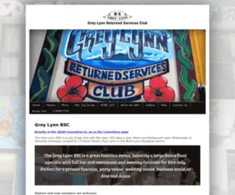 Greylynnrsc.org.nz(Grey Lynn RSC) Screenshot