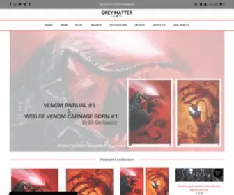 Greymatterart.com(Grey Matter Art) Screenshot