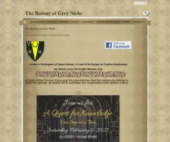 Greyniche.net(The Barony of Grey Niche) Screenshot
