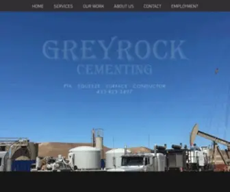 Greyrockcementing.com(GreyRock Cementing) Screenshot