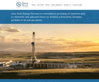 Greyrockep.com(Grey Rock Energy Partners) Screenshot