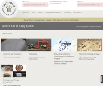 Greyroots.com(Grey Roots) Screenshot